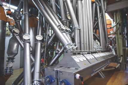 Mehlförderrohre Mühle